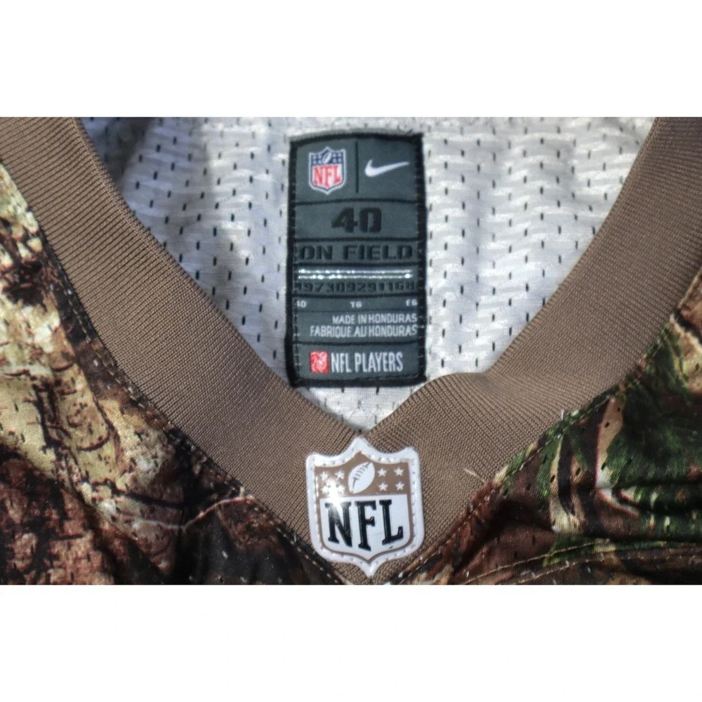 Nike NFL Indianapolis Colts Andrew Luck 12 Camo Jersey ON FIELD Mens 40 Realtree